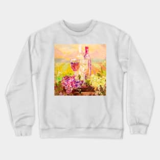 Wine At Sunset In The Alt Emporda Crewneck Sweatshirt